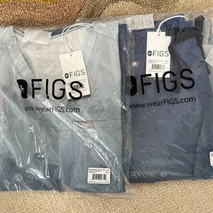 ombre, figs, scrubs set